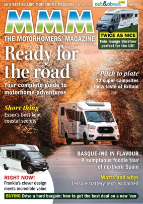 Cover of MMM The Motorhomers' Magazine
