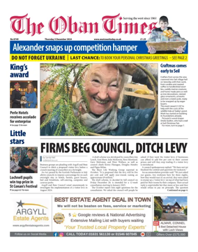 Cover of The Oban Times