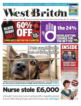 Cover of West Briton (Camborne, Redruth, Hayle)