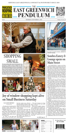 Cover of East Greenwich Pendulum