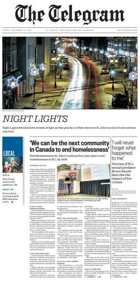 Cover of The Telegram (St. Johnâ€™s)