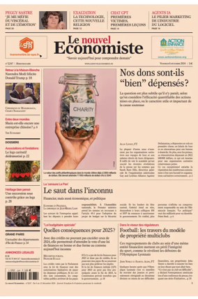 Cover of Le Nouvel Economiste