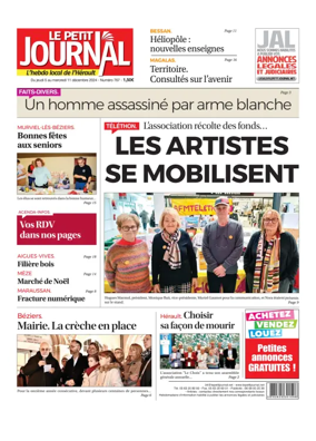 Cover of Le Petit Journal - L'hebdo local de l'Hérault