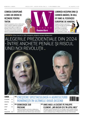 Cover of Romania Libera - Friday Edition