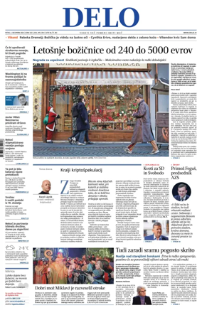 Cover of Delo (Slovenia)