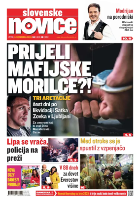 Cover of Slovenske Novice