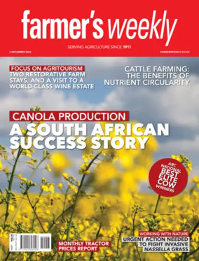 Cover of Farmers Weekly (South Africa)