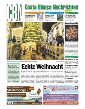 Cover of Costa Blanca Nachrichten
