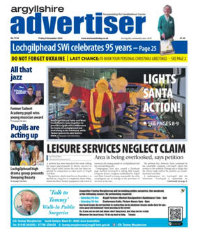 Cover of Argyllshire Advertiser