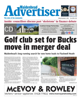Cover of Maidenhead Advertiser