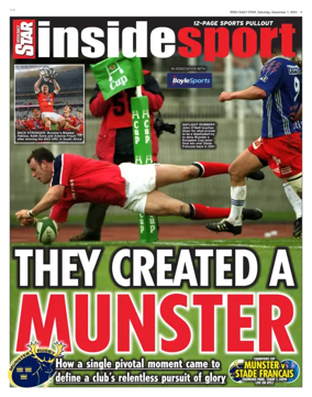 Cover of Irish Daily Star - Inside Sport