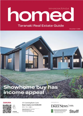 Cover of Homed Taranaki Daily News