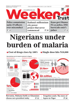 Cover of Weekly Trust