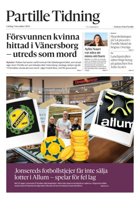 Cover of Partille Tidning
