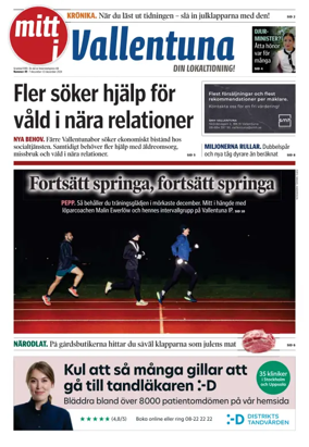 Cover of Vallentuna Nyheter