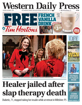 Cover of Western Daily Press (Saturday)