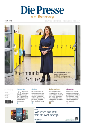 Cover of Die Presse am Sonntag
