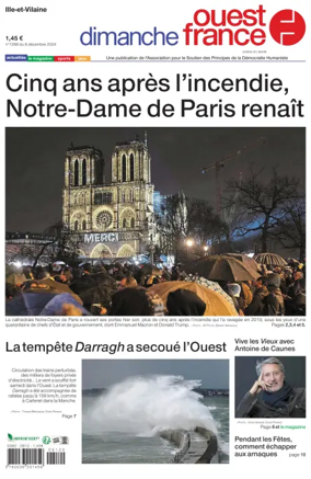 Cover of Dimanche Ouest France (Ille-et-Vilaine)