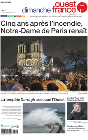 Cover of Dimanche Ouest France (Normandie)