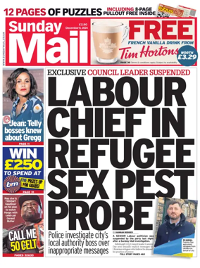 Cover of Sunday Mail (UK)