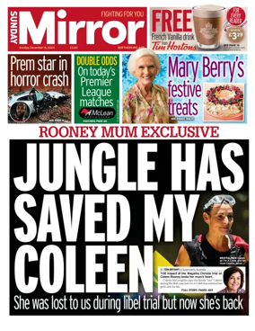 Cover of Sunday Mirror (Northern Ireland)