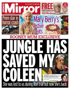 Cover of Sunday Mirror