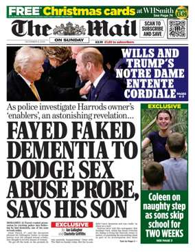 Cover of The Mail on Sunday
