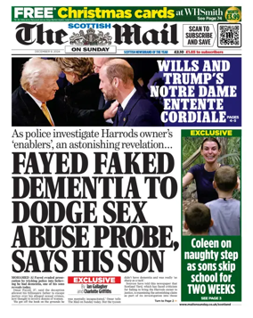 Cover of The Scottish Mail on Sunday