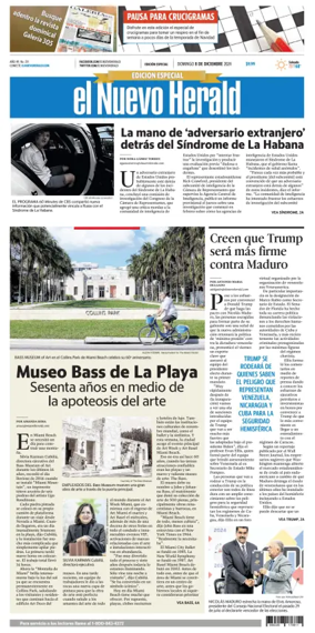 Cover of El Nuevo Herald (Sunday)