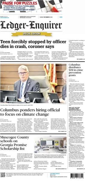 Cover of Ledger-Enquirer (Sunday)