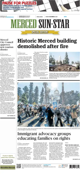 Cover of Merced Sun-Star (Saturday)