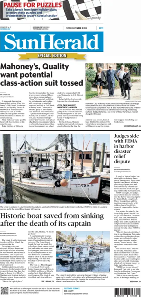 Cover of The Sun Herald (Sunday)