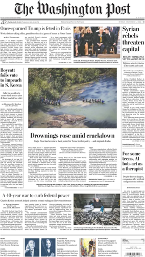 Cover of The Washington Post Sunday