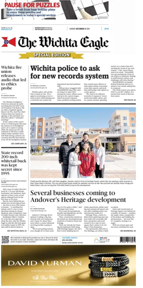 Cover of The Wichita Eagle (Sunday)