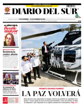 Cover of Diario del Sur