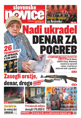 Cover of Slovenske Novice