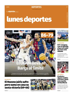 Cover of Lunes Deportes