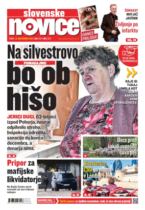 Cover of Slovenske Novice