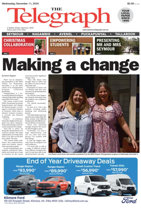 Cover of Seymour Telegraph