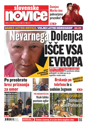 Cover of Slovenske Novice