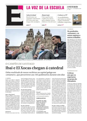 Cover of La Voz de Galicia (Barbanza) - La Voz de la Escuela