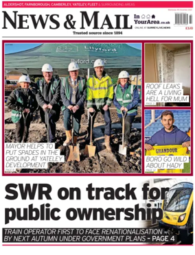 Cover of Aldershot News & Mail