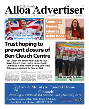 Cover of Alloa Advertiser