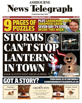 Cover of Ashbourne News Telegraph