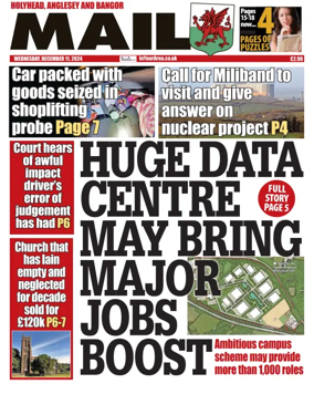 Cover of Bangor Mail