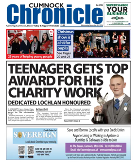 Cover of Cumnock Chronicle
