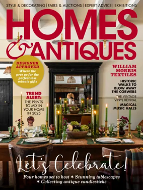Cover of Homes and Antiques Magazine