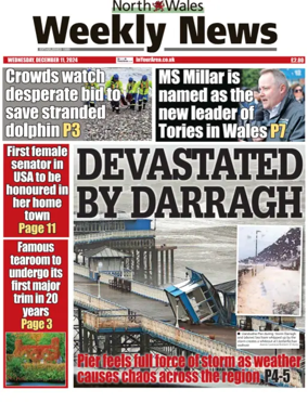 Cover of North Wales Weekly News