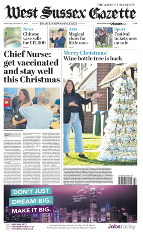 Cover of West Sussex Gazette