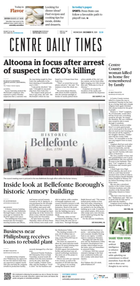 Cover of Centre Daily Times